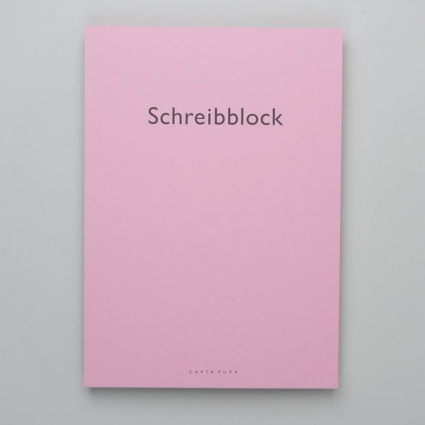 Carta Pura Schreibblock A4 pink