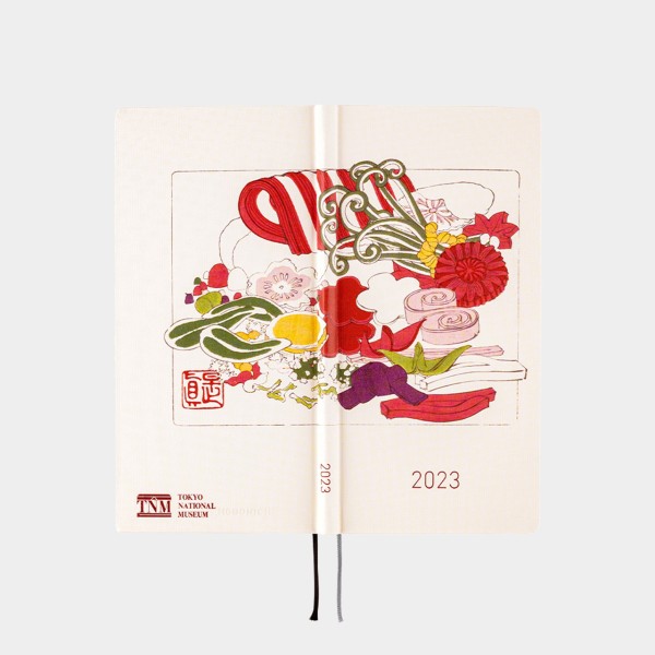 Hobonichi 2023 planner Weeks Shibata Zeshin - Plate of Confectionaries (engl.)